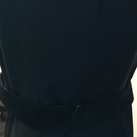 Black Suede Belt with Gold metallic fabric accent - Picture 3 of 3